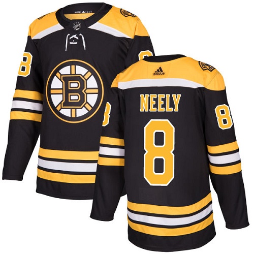 Adidas Boston Bruins #8 Cam Neely Black Home Authentic Youth Stitched NHL Jersey